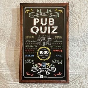 Talking Tables Ultimate Pub Quiz Trivia Game Set, NWOT